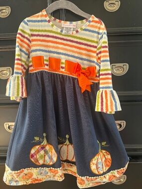 Bonnie Jean Size 5 Girls Pumpkin Dress